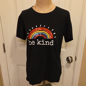 Black Rainbow 'Be Kind' T-Shirt